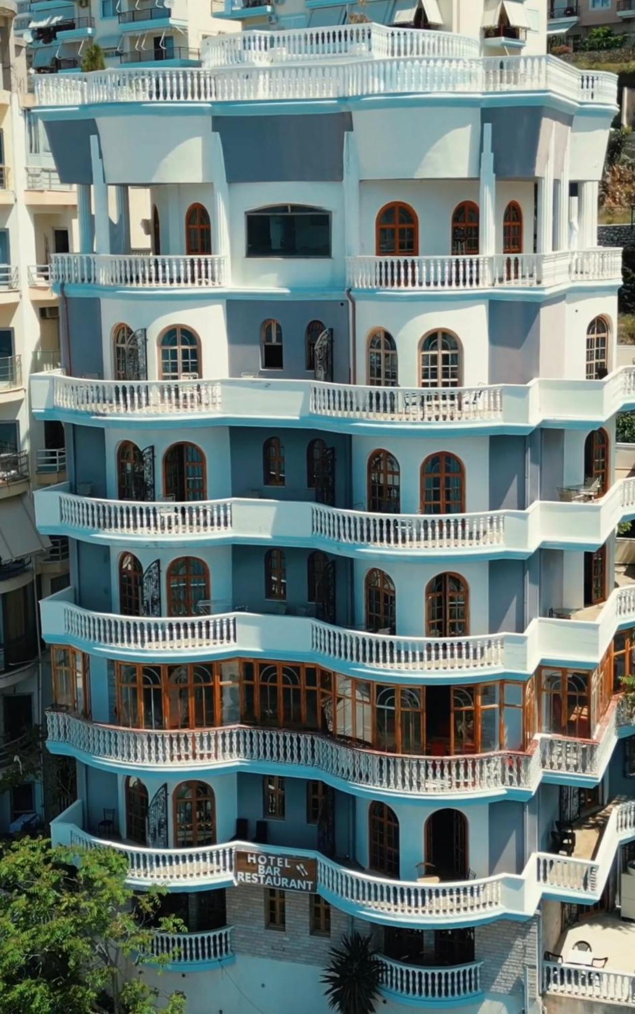 Monte Cristo Hotel With Rooftop Pool Sarande Luaran gambar