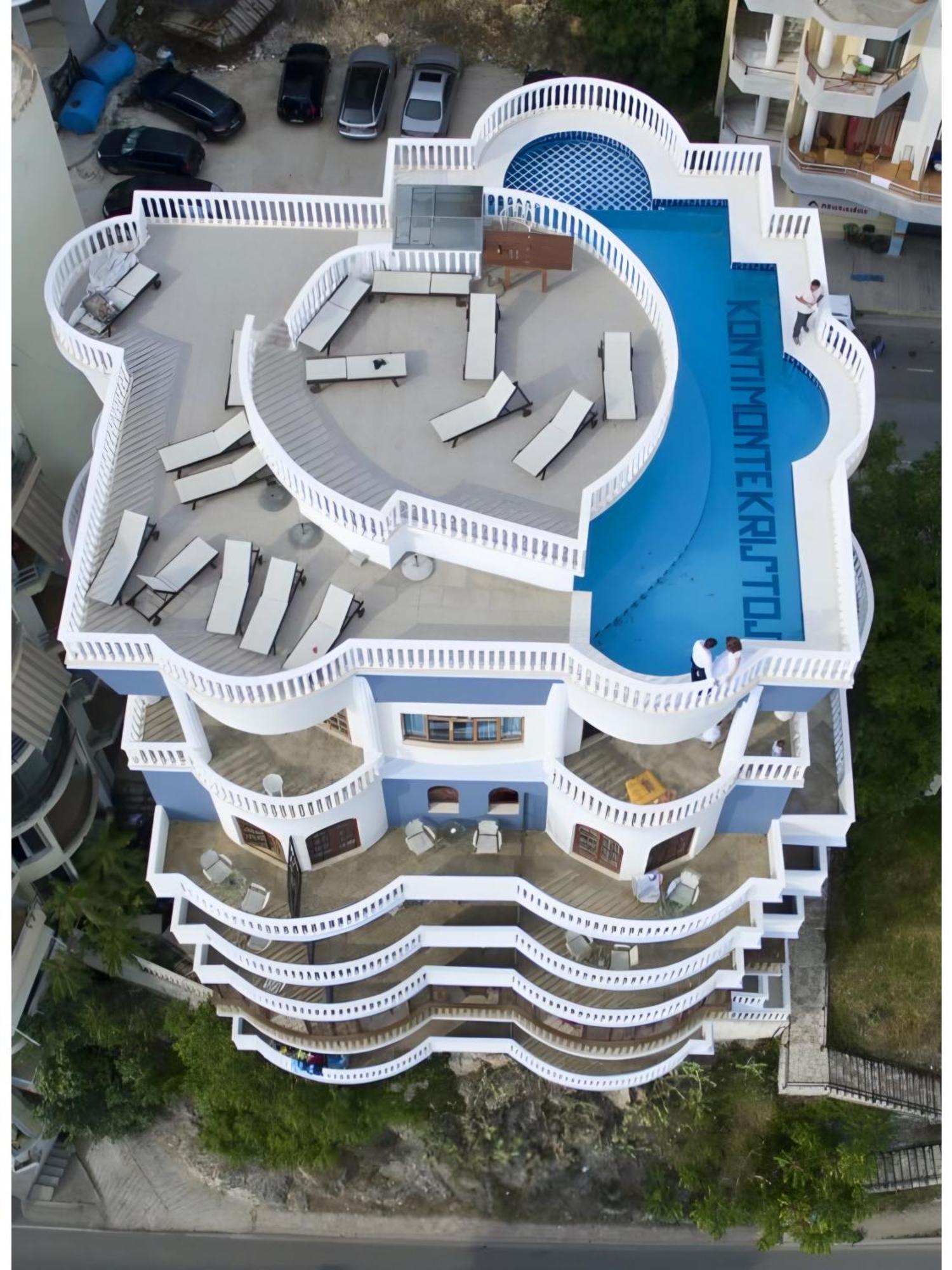 Monte Cristo Hotel With Rooftop Pool Sarande Luaran gambar